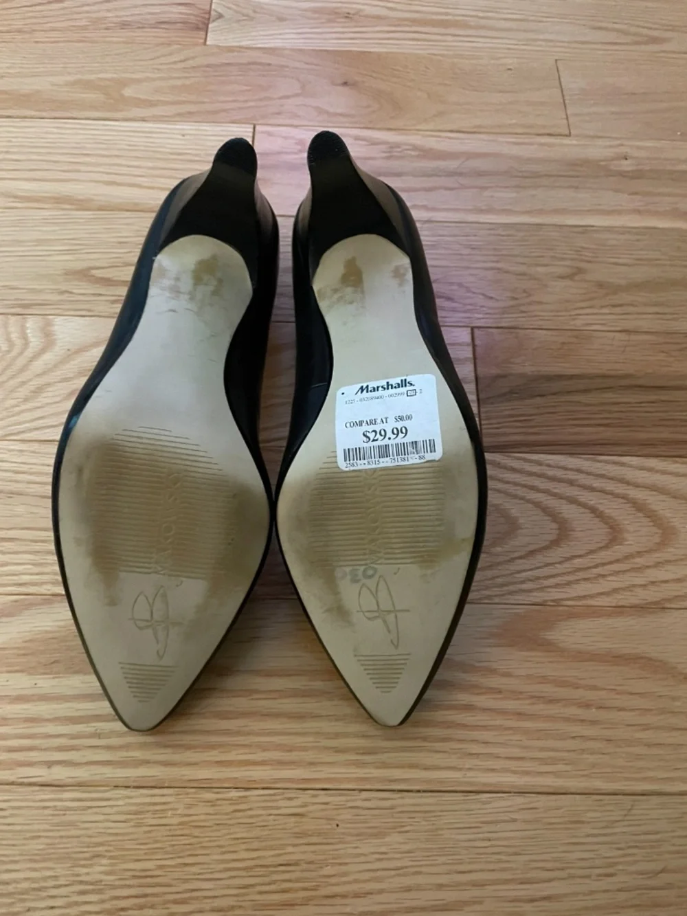 Leather Pumps, Women’s Black Shoe